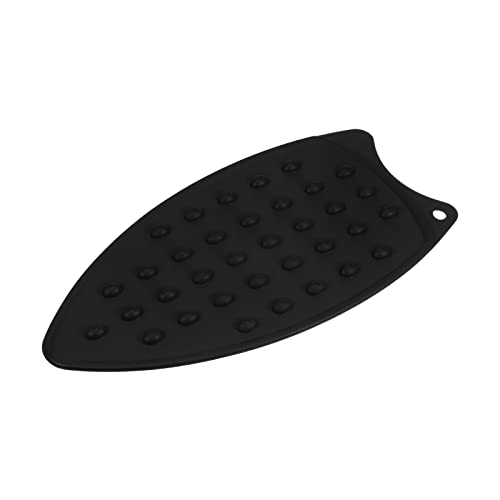 HARFINGTON Black Silicone Iron Rest Pad – Heat Resistant Ironing Mat