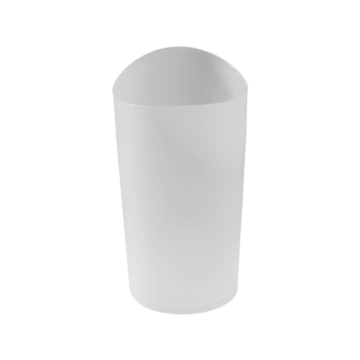 Rubbermaid 2.25 Gallon Clear Wastebasket - Pack of 6 for Bathroom/Vanity