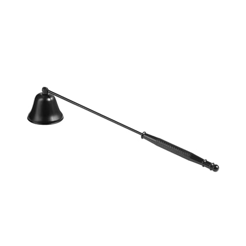 Stainless Steel Candle Snuffer - 9.8 Inch Candle Extinguisher - Black
