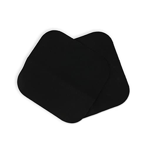 Dritz Iron-On Canvas Patches, 5x5 Inch, Black, 2 Count