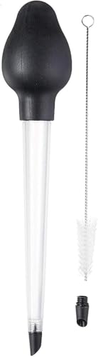 Tovolo Dripless Turkey Baster with Cleaning Brush - Heat Resistant Tritan