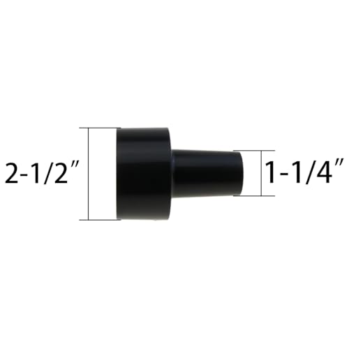 MEETOOT 2-Pack Vacuum Hose Adapters, 2-1/2" to 1-1/4"