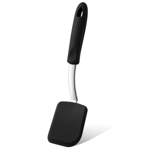 Small Black Silicone Spatula - Versatile Kitchen Tool