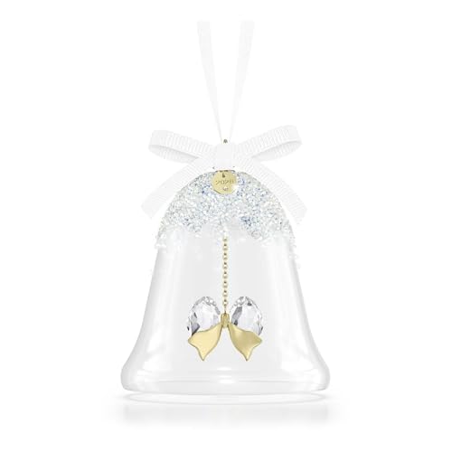 Swarovski 2026 Annual Edition Bell Ornament - Crystal Decor with Gold Bow