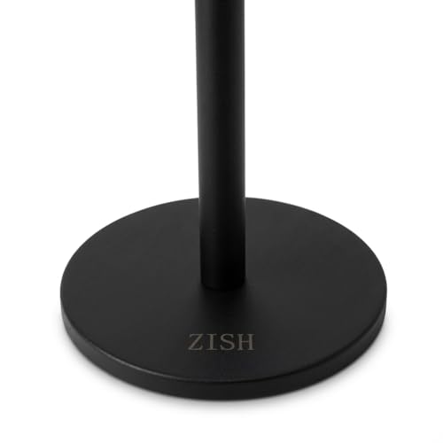 ZISH Freestanding Toilet Roll Holder - Stainless Steel Paper Organizer