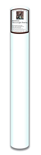 Strathmore 400 Series Drawing Roll - 36" x 10 Yards, Medium Surface, White