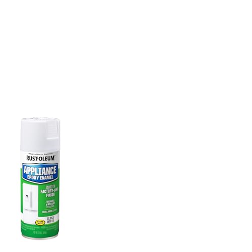 Rust-Oleum Appliance Epoxy Spray Paint - White, 12 Oz for Metal Surfaces