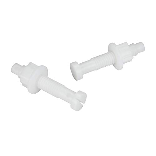 Danco 7/16-Inch Plastic Toilet Seat Hinge Bolts - 2 Pack