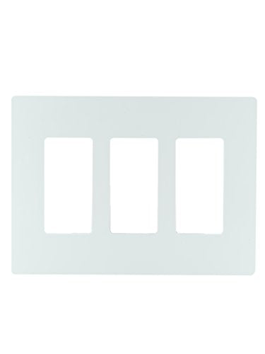 Legrand Radiant 3-Gang Screwless Wall Plate - White, RWP263WCC6