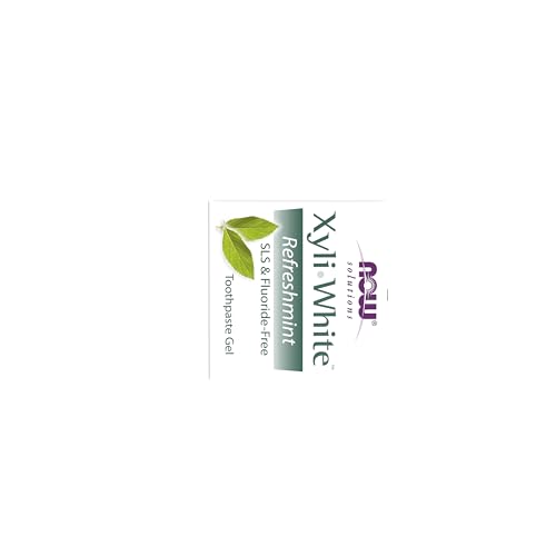 NOW Foods XyliWhite Fluoride-Free Toothpaste Gel Refreshmint 6.4 oz