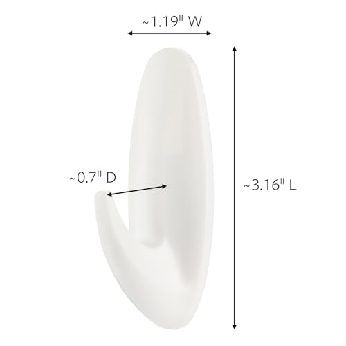 Command Medium Designer Hooks Multi-Pack - 6 Hooks, 12 Strips
