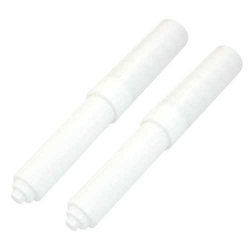 Moicstiy 2 Pack Toilet Paper Holder Spring Rod Replacement - Fits Standard Sizes