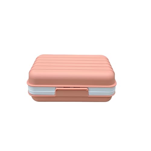 Travel Soap Box Set - 2 Leakproof Containers with Drainage Tray