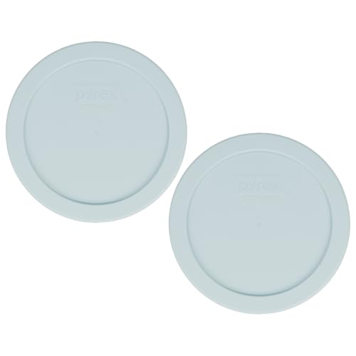 Pyrex 7201-PC Muddy Aqua 4-Cup Food Storage Lids (2-Pack)