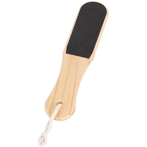 PitLite Double-Sided Wooden Foot File & Callus Remover for Dry Skin