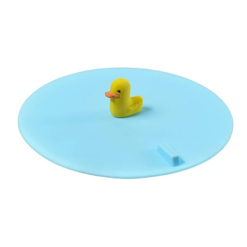 6-Inch Silicone Sink Stopper with Cute Duck Design - Multi-Use Drain Plug