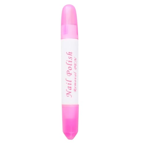 Jowxsx Nail Polish Corrector Pen with Removable Head - Pink