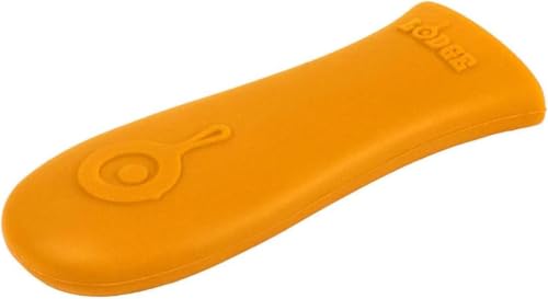 Lodge Silicone Hot Handle Holder Pack of 12 - Orange, 5.625" x 2" - Heat-Resistant, Dishwasher Safe for 9+ Inch Cast Iron Skillets