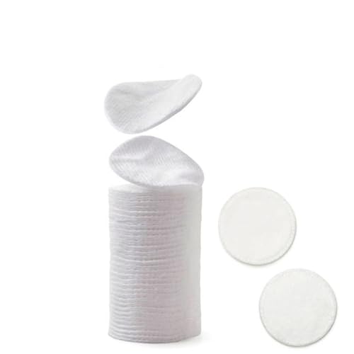 55 Bredsway 100Pcs Round Facial Cleansing Pads for Makeup Removal (5cm)