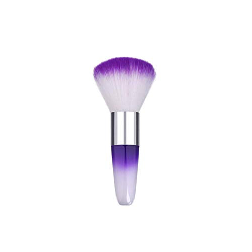 RUITASA Soft Nail Art Dust Remover Brush - Purple Mushroom Head Duster