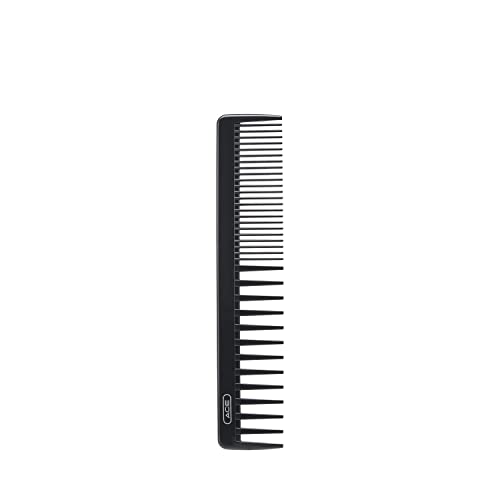 GOODY Ace Dual-Action Hair Comb with Coarse and Regular Teeth Black