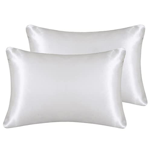 Satin Toddler Pillowcases Set of 2 | 13x18 Soft Travel Covers