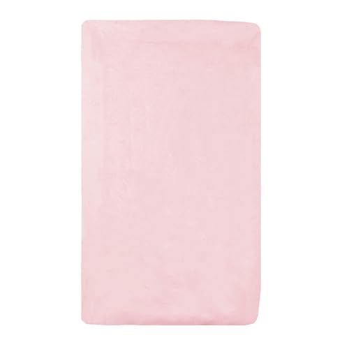 TL Care 100% Cotton Fitted Bassinet Sheet - Pink, 15" x 33"