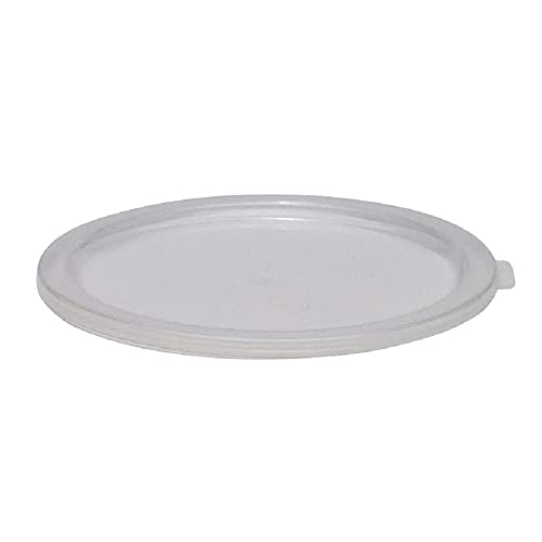 Cambro 6 & 8 Quart Round Food Container Covers - Durable Polypropylene, Snap-On Fit