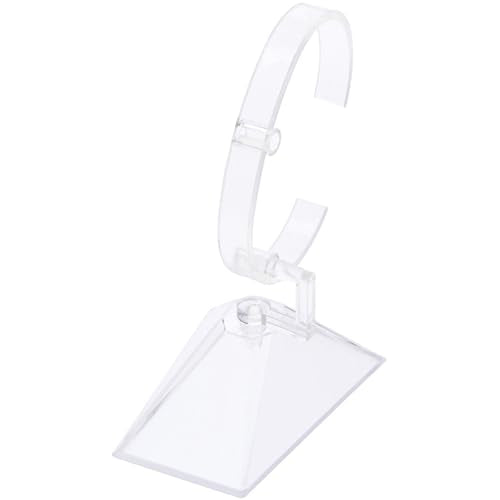 Plymor Clear Plastic Watch Display Stand - Vertical & Horizontal (1)