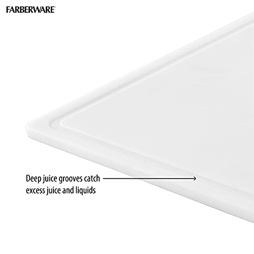 Farberware Extra Large 15 x 20 Inch Plastic Cutting Board