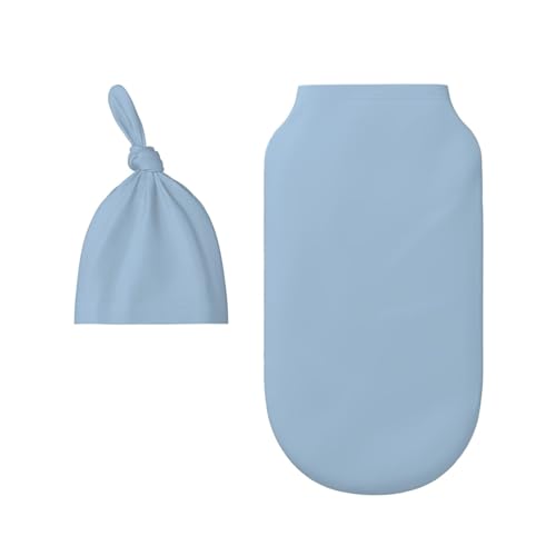 Personalized Baby Swaddle Blanket & Hat Set - Soft Cotton for Newborns