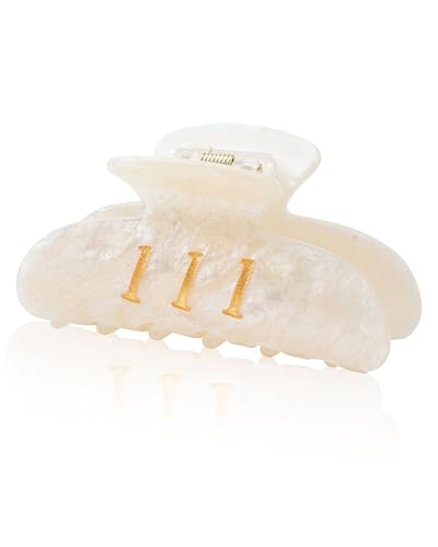 Molans Lucky Number 111 Acrylic Hair Claw Clip for Thick Hair