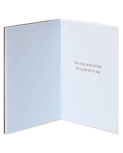 Papyrus Spectacular Birthday Card for Him - Forest Waterfall Design