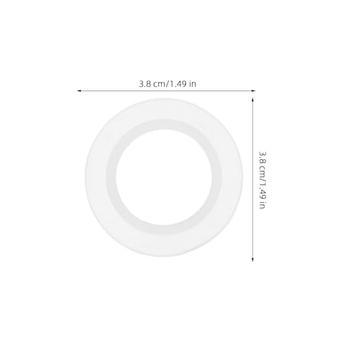 Hemobllo 10Pcs Silicone Bathtub Drain Plug Gaskets - Universal Sink Washers