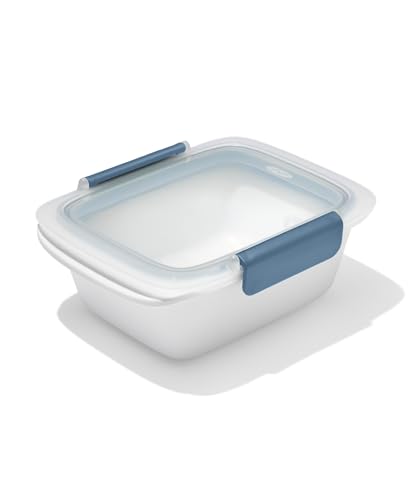 OXO Good Grips Prep & Go Leakproof Food Storage Container, 3.3 Cup, Ocean Blue