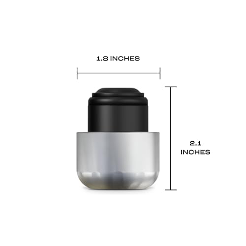 S'well 25oz Stainless Steel Bottle Cap Silver Pack of 2 Fits Original Bottles