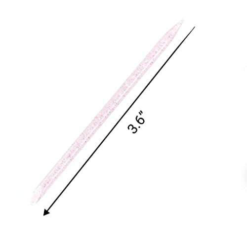YSAFAI 100 PCS Crystal Cuticle Pusher Disposable Nail Sticks for Manicure