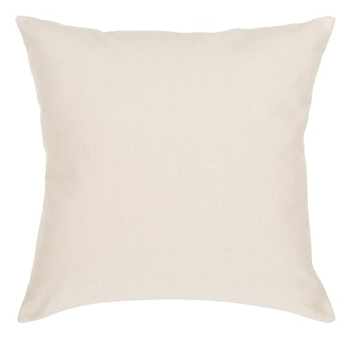 SAFAVIEH Puppy Love Throw Pillow, Cream/Red