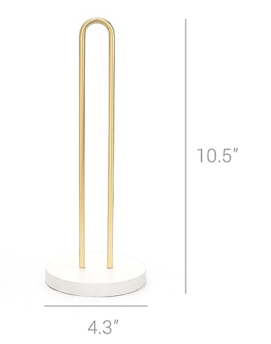 Mkono Gold Scrunchie Holder Stand - Stylish Hair Tie Organizer