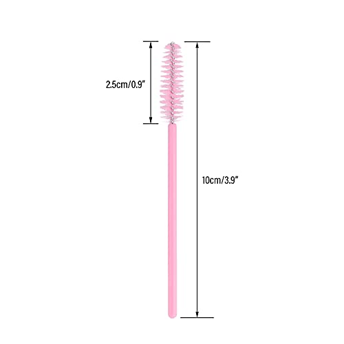 G2PLUS 100PCS Disposable Eyelash Brushes & Adjustable Mascara Wands