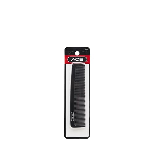 Goody Ace 5-Inch Pocket Hair Comb for Men, Black