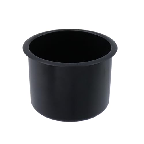 Dnyta 2Pcs 3.8" x 2.6" Black Recessed Cup Holder Inserts
