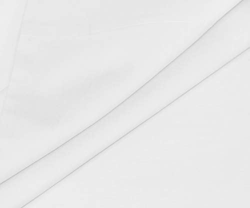 Cotton Craft Pillow Protectors - 2 Pack, 21x54 Inch White
