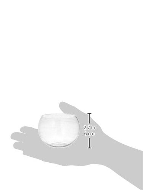 Restaurantware 2 Ounce Round Plastic Bowls 100 Disposable Sphere Cups - Premium Does Not Shatter Easily Clear Plastic Appetizer Bowls Versatile For Weddings Parties Or Birthdays