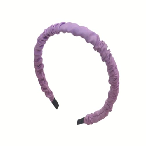 Satin Ruched Headband Set for Women and Girls, Colorful Floral Hair Hoops