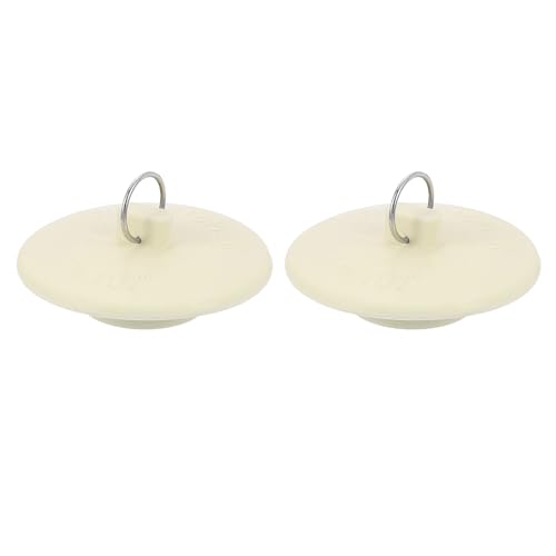 uxcell 2 Pcs Rubber Sink Plug for 1.5" to 2" Drain Seal with Hanging Ring