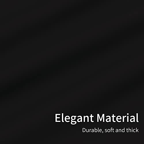 Easy-Going Thermal Blackout Curtains, 2 Panels 46x84 in, Black