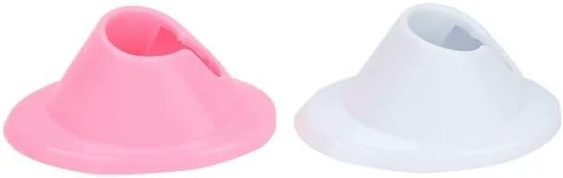 Rosojodg Soft Rubber Nail Polish Bottle Holder Anti-Spill 2Pcs