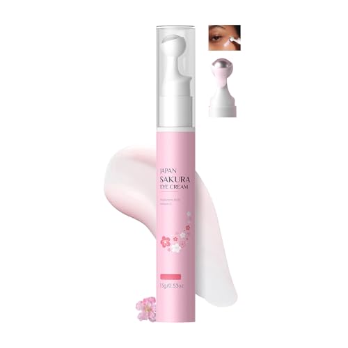 MIESCHER Sakura Under Eye Cream with Cooling Roller Ball 0.53oz