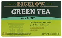 Bigelow Green Tea with Mint, 20 Count Tea Bags (Pack of 6)